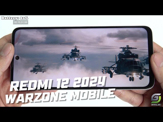 Xiaomi Redmi 12 test game Call of Duty Warzone Update 2024 | Helio G88
