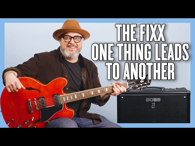 The Fixx One Thing Leads to Another Guitar Lesson + Tutorial