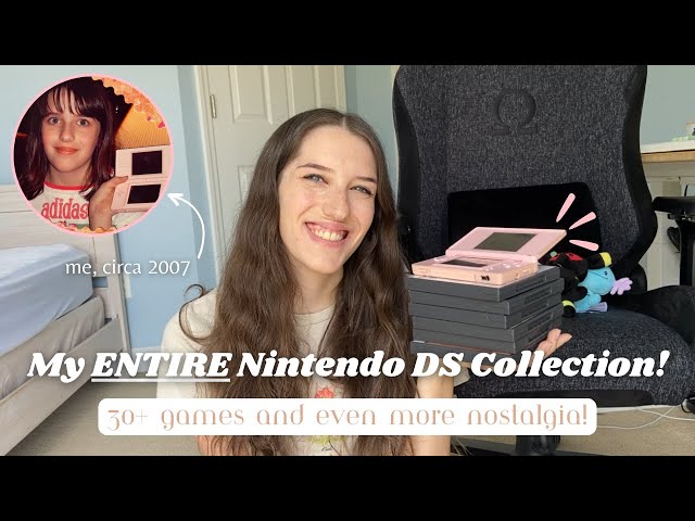 My ENTIRE Nintendo DS Collection! | 30+ games and even more nostalgia!🌸