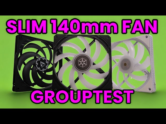 What's the BEST SLIM 140mm PC Fan? ARCTIC vs SilverStone Vs Jonsbo