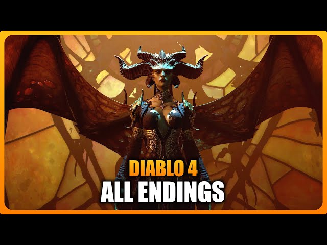 DIABLO 4 - ALL ENDINGS (Ending & Epilogue)