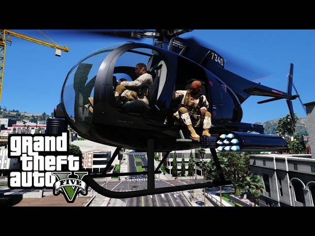 GTA 5 - Army Patrol Episode #28 - Helicopter Squad!