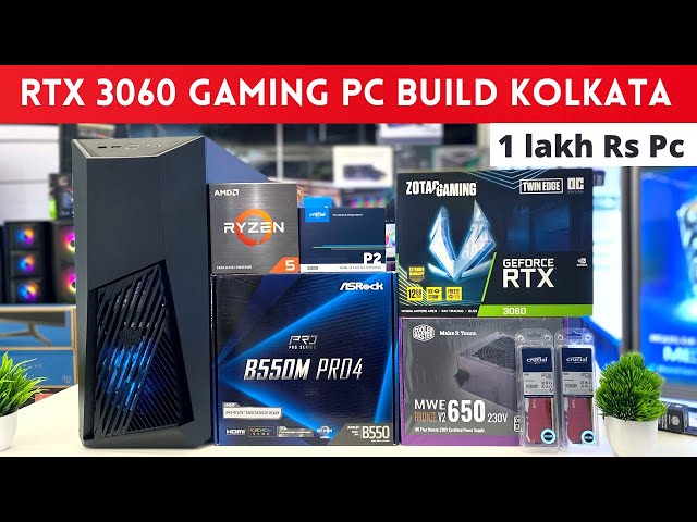 Rs 1 Lakhs RTX 3060 Gaming Pc Build in Kolkata | Clarion Computers