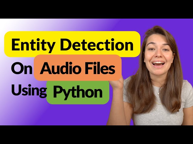 Named entity recognition on audio files with Python