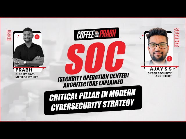Building a Security Operations Center (SOC) From Scratch : SOC Architecture