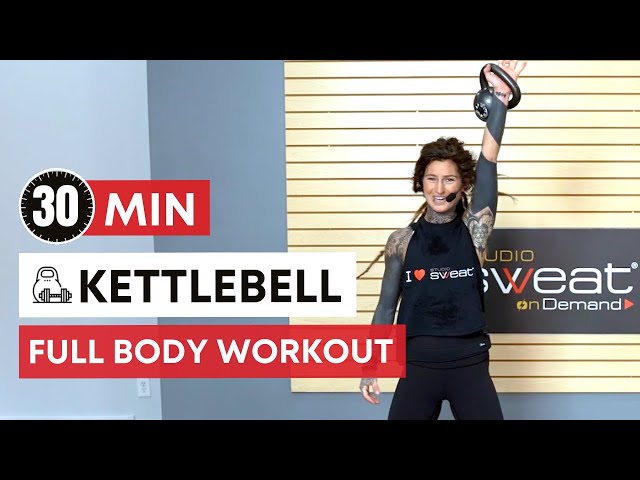 30 Minute Full Body Workout w/ KETTLEBELLS (Kettle-Hell) | At-Home Strength Training