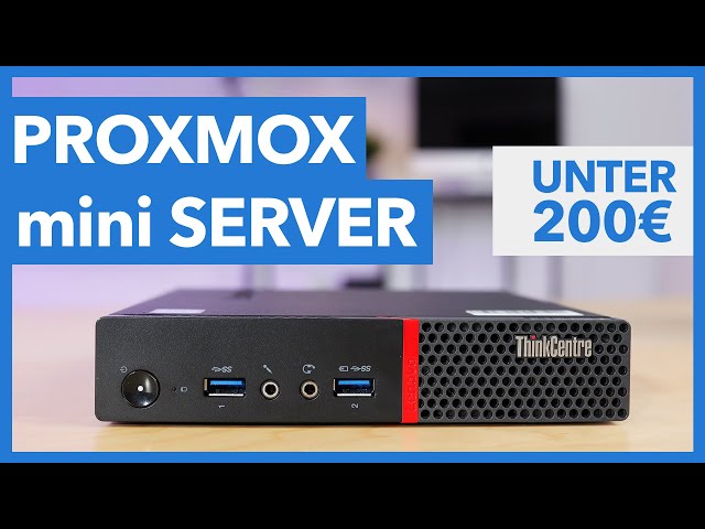 Der BESTE Proxmox Home-Server für unter 200€ - All-In-One Virtualisierungsserver