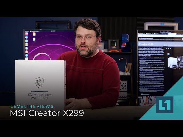 MSI Creator X299 Motherboard Review!