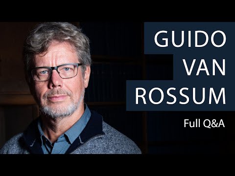 Creator of Python Programming Language, Guido van Rossum | Oxford Union