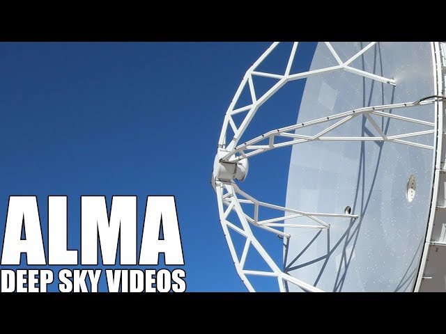 Antennas at ALMA - Deep Sky Videos