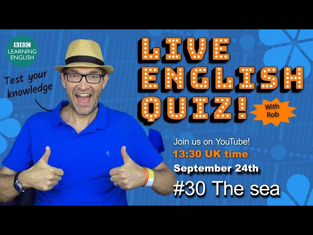 Live English Quiz - #30 The Sea
