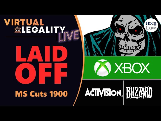 LAID OFF | Microsoft/Xbox Fires Almost 2000 (VL776)