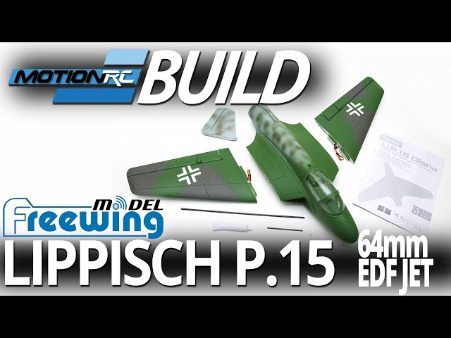 Freewing Lippisch P.15 64mm EDf Jet - Build Video - Motion RC