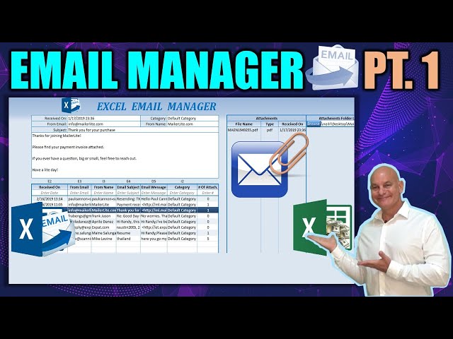 Learn How To Automatically Send Outlook Emails & Attachments To Excel [Part 1]