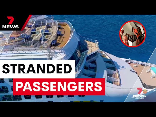 Cruise ship leaves passengers stranded off African coast | 7 News Australia