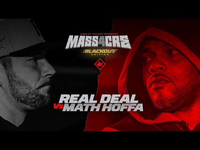 KOTD - Real Deal vs Math Hoffa | #MASS4