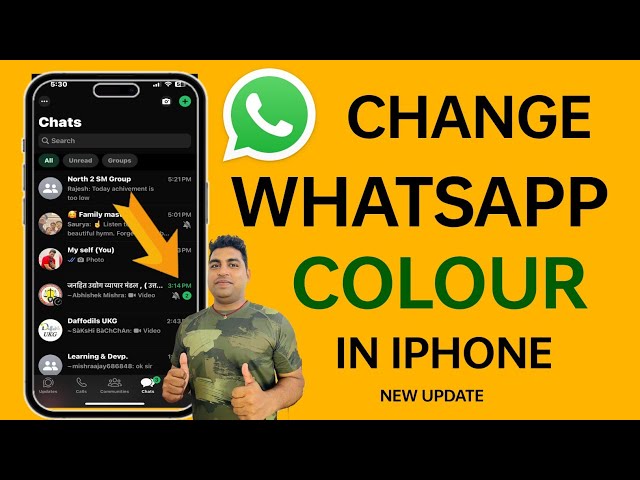 WhatsApp Green Colour Change (new update) | How to Change WhatsApp Colour in iPhone