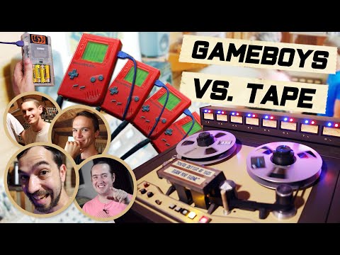 Gameboy vs Tape. Recording lo-fi digital with an analogue 8-track studio (w/ dot.ay)