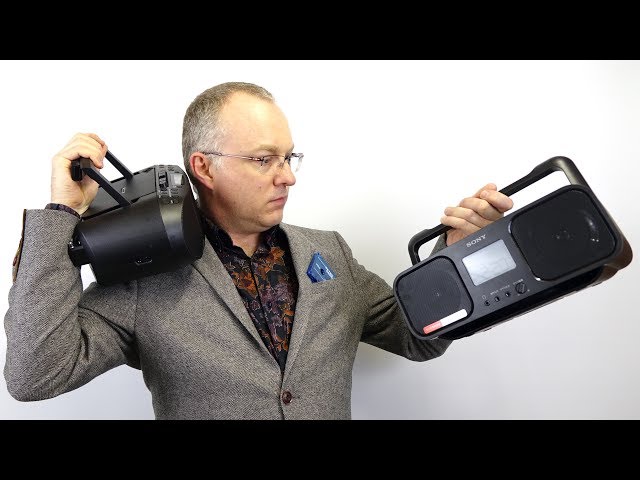 Sony's New Cassette Boomboxes -  East meets West