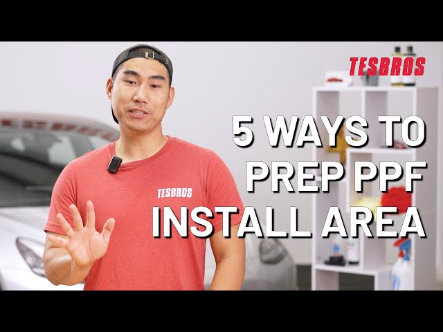 How to Prep Your Space Before Installing PPF on Your Model 3/Y
