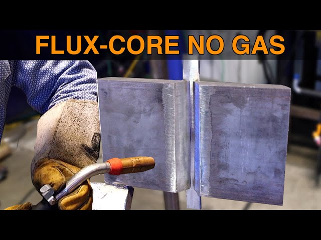 Welding Flux-core with NO GAS | 3G Plate Test