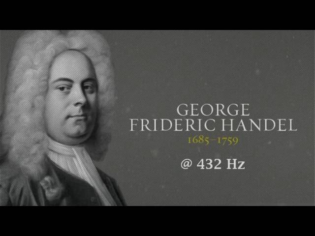 Handel (hwv 362) Sonata for recorder 4 in a - 1 Larghetto @ 432 Hz