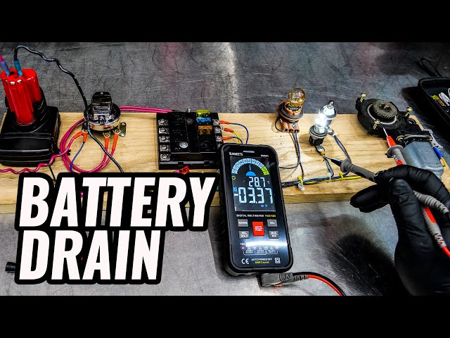 How To Find Parasitic Battery Draw with Kaiweets KM601 MultiMeter Review