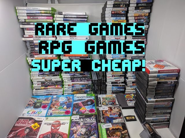 Thrift Store Game Finds! // Rare Wii U Games // PS1 RPG Games // SUPER CHEAP!