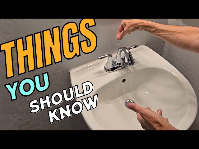How to Fix a Broken Sink Stopper - Replacing the Stopper Pivot Rod