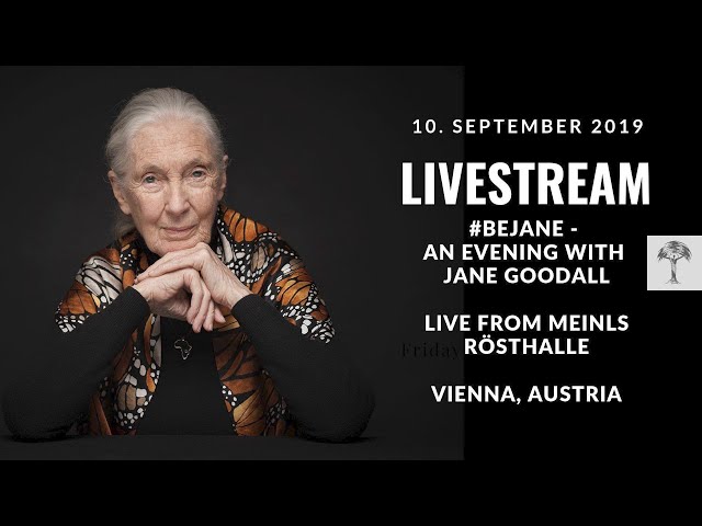 Livestream: #BeJane: An Evening with Jane Goodall