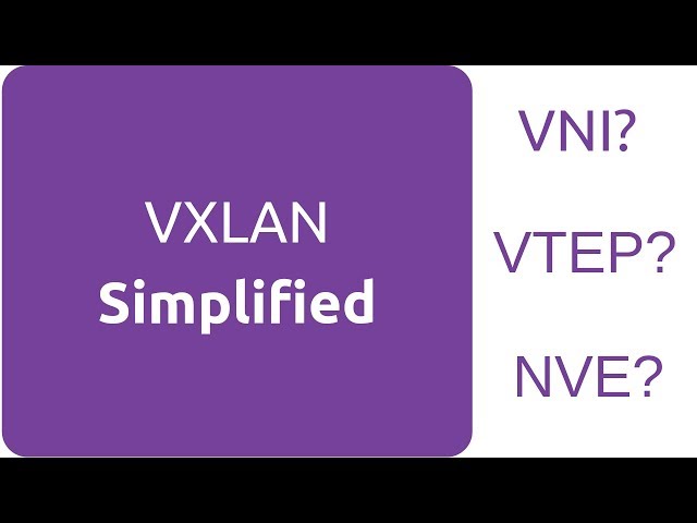 How VXLAN Works Example