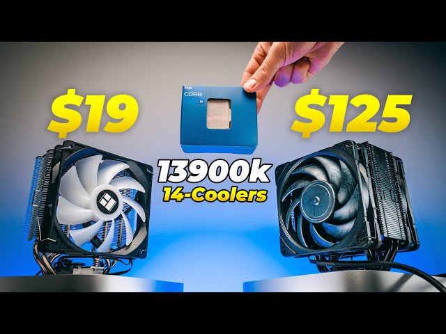 We Tested 14 AIR-Coolers on 24-Core 13900k - The Results Will Shock You!
