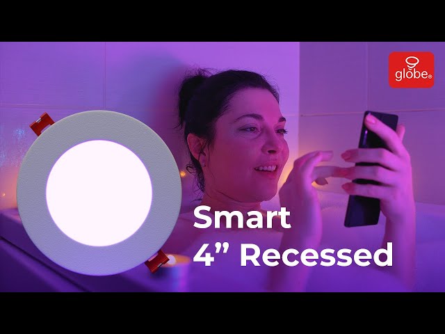 Smart 4in Recessed Light | Smart Home Made Easy - Globe Electric