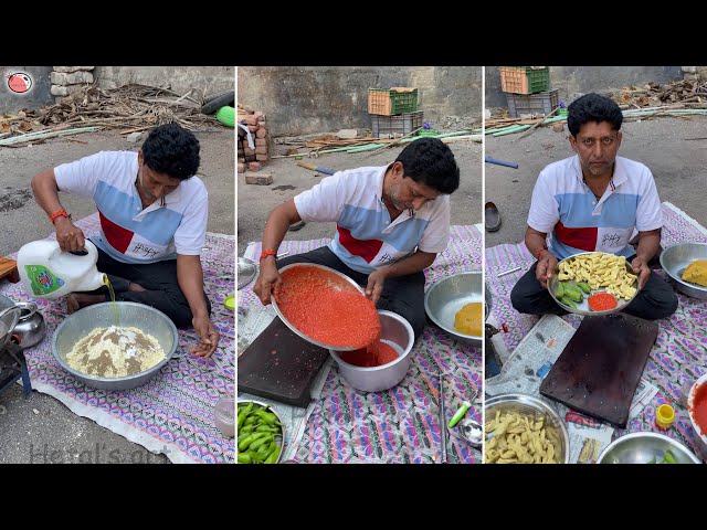 Gujarati's Favourite Vanela Gathiya Recipe || Farsan Recipe || Indian Street Food