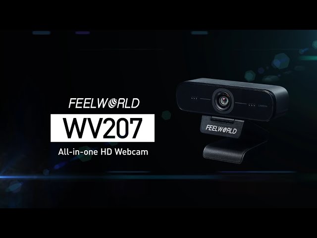 FEELWORLD WV207 USB Pluy and Play 1080p Webcam Vertical Screen Live streaming 85° Wide Viewing