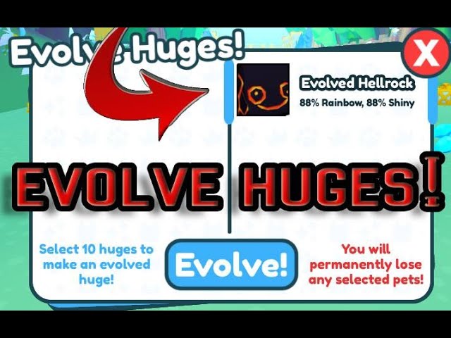 YOU CAN EVOLVE HUGE PETS using this NEW FEATURE NEXT UPDATE in Pet Simulator X! ⚙️😱