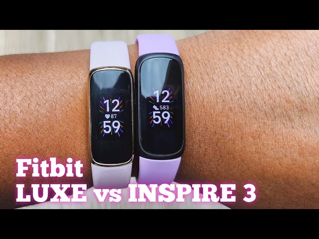 Fitbit Inspire 3 vs Fitbit Luxe