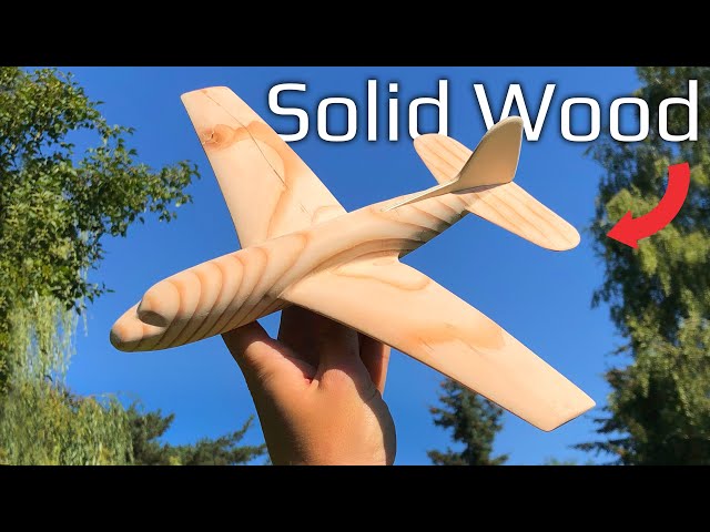 Can a Solid Wood Airplane Actually Fly???