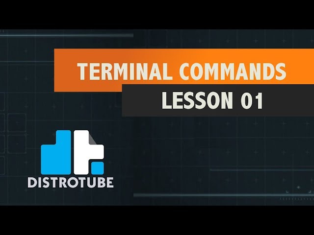 Terminal Commands Lesson 01 - pwd, cd, ls, man, --help
