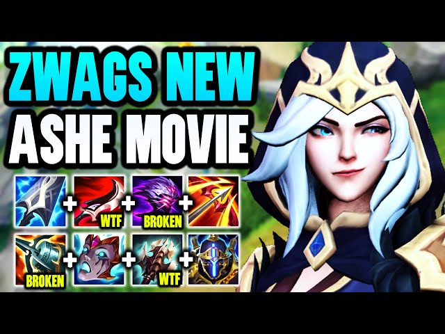 TRYING EVERY POSSIBLE ASHE BUILD FOR SEASON 14! (THE ZWAG ASHE MOVIE)