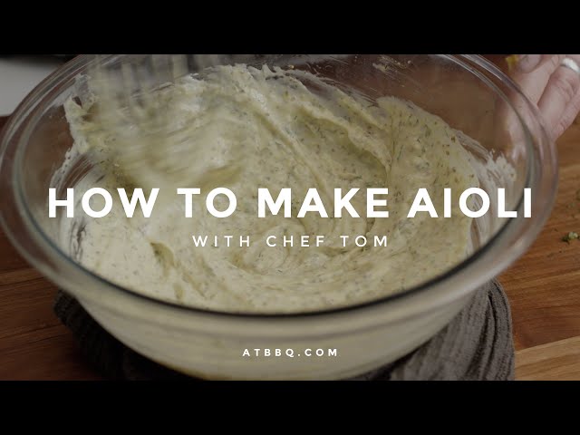 How to Make Aioli | Grilled Lemon Dill Aioli