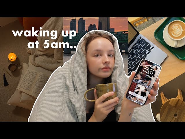 waking up at 5am every day… is it worth it? ☕️ *productive vlog*