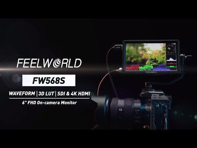 FEELWORLD FW568S 6" Field Monitor 4K HDMI & SDI for Filmakers with Sony F970 Kit #feelworldmonitor