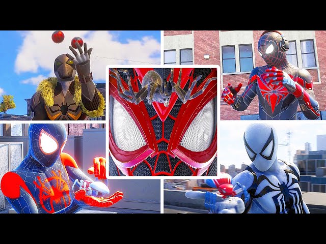All Character Switch Animations in Marvel's Spider-Man 2 PS5