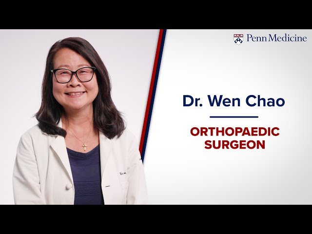 Meet Dr. Wen Chao – Orthopaedic Surgeon