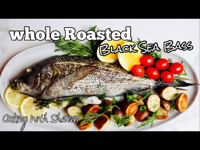 Whole Roasted Fish | Black Sea Bass with Lemon Herb Oil