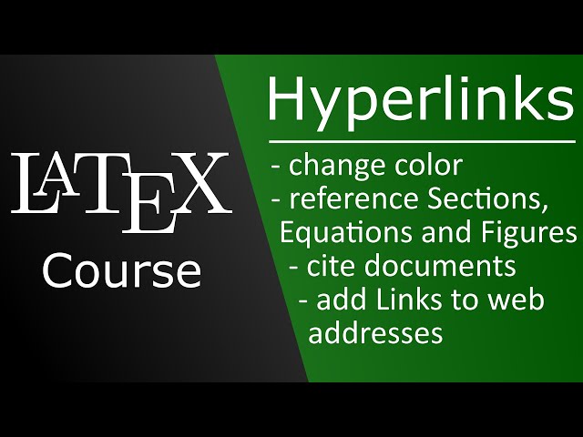 Mastering Hyperlinks in LaTeX: A Comprehensive Guide to hyperref Package