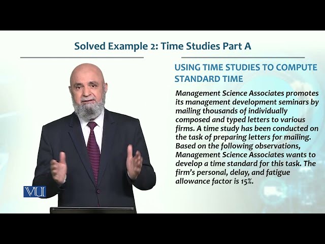 Using Time Studies to Compute Standard Time | Production / Operations Management | MGT713_Topic084
