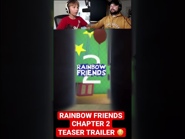Rainbow Friends Chapter 2 Teaser Reaction #shorts