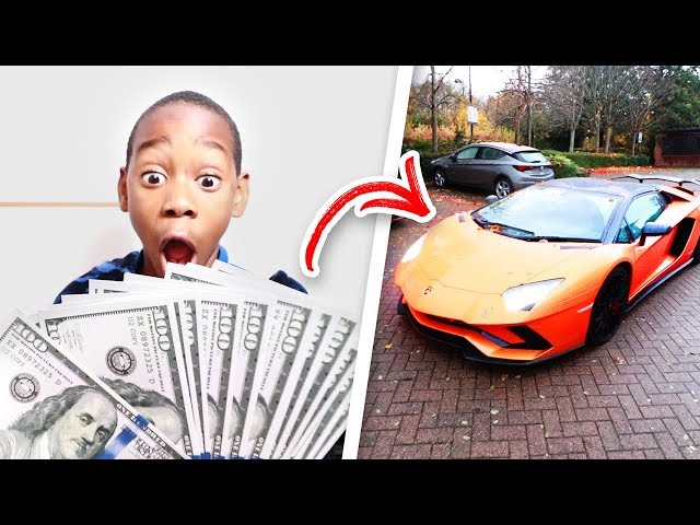 I Gave My Little Brother $1,000 To Spend In 24 Hours! (He Got A Lamborghini)